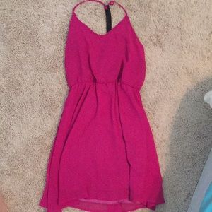 Dress Up Pink Dress with Back Detail